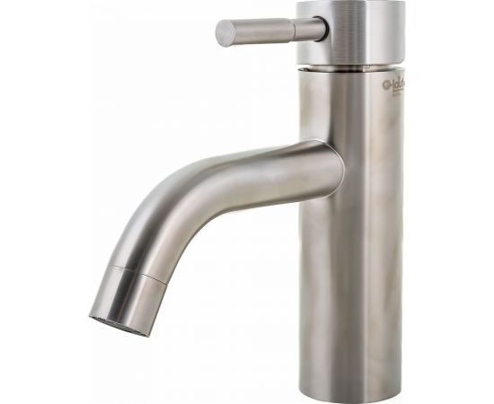 Смеситель для умывальника G-lauf с монолинтым изливом, нерж сталь ZAP1-B090 – изображение 3