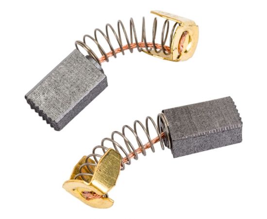 Комплект угольных щеток для электроинструмента Makita (пружина, пятак-уши), 5x8х12 мм, 2 шт COFRA SDM-34597 – изображение 3