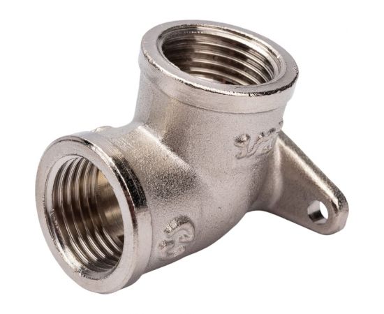 Никелированный угольник с креплением STOUT ВР 1/2 SFT-0039-000012 – изображение 3