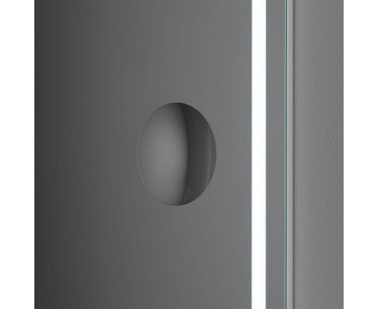 Универсальное зеркало AM.PM с контурной Led-подсветкой, часами и косметическим зеркалом M91AMOX0653WG – изображение 3