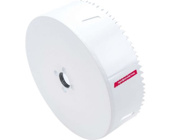 Коронка биметаллическая крупный зуб (133 мм, 38 мм, HSSE, М42) №120 Профоснастка 80101120 – изображение 4