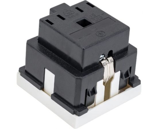 Розетка LK Studio с заземляющим контактом, без шторок, белый, LK45 851304-1 – изображение 4