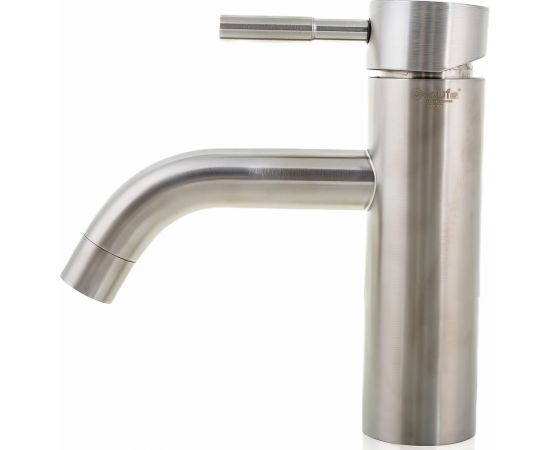 Смеситель для умывальника G-lauf с монолинтым изливом, нерж сталь ZAP1-B090 – изображение 4