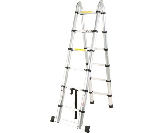 Телескопическая лестница-стремянка WORKY 2.2м/4.4м, 7/14 ступеней ARD128096 – изображение 4