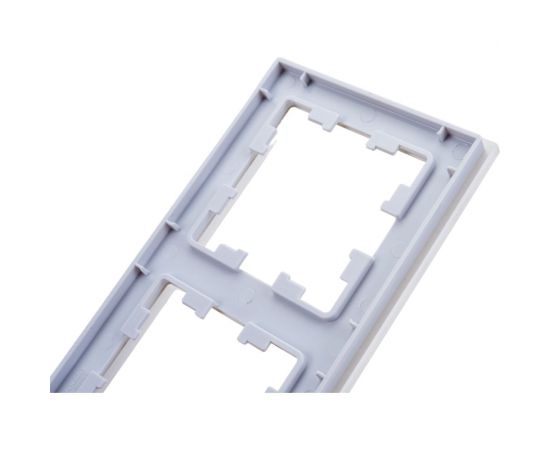 2-местная рамка Schneider Electric AtlasDesign Nature матовое стекло, белая SchE ATN330102 – изображение 4