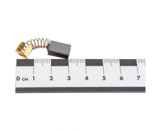 Комплект угольных щеток для электроинструмента Makita (пружина, пятак-уши), 5x8х12 мм, 2 шт COFRA SDM-34597 – изображение 5