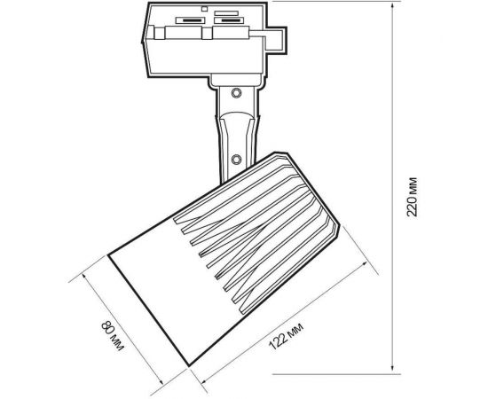 Светильник Jazzway PTR 0130-2 30w, 3000K, 24 BL, черный, IP40 5035195 – изображение 5
