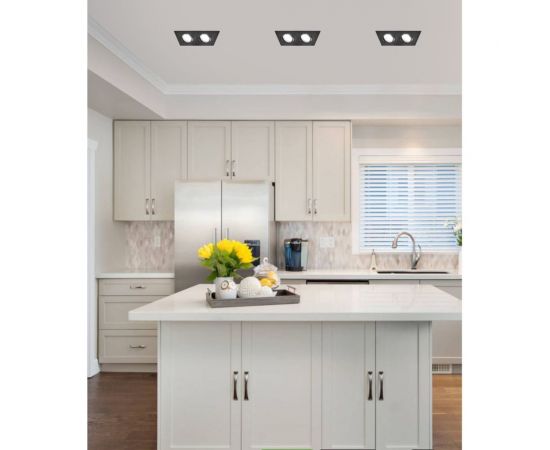 Встраиваемый потолочный светильник FERON DL2802 MR16 G5.3 черный 40530 – изображение 6