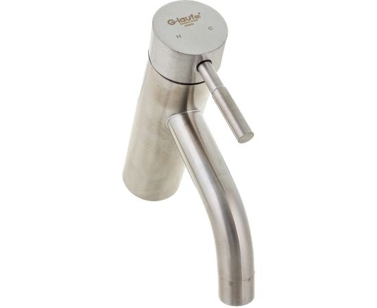 Смеситель для умывальника G-lauf с монолинтым изливом, нерж сталь ZAP1-B090 – изображение 7
