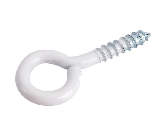 Петля-шуруп ЕВРОПАРТНЕР бел. L20 х d3,8 x O8 мм 3шт. 13 6299 1 