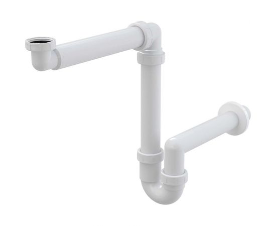 Cифон для раковины Alcadrain экономящий пространство, с накидной гайкой 5/4"" ag210521154 00079304 