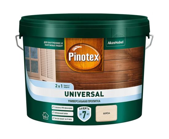 Пропитка 2 в 1 Pinotex Universal береза 9 л 5620551 