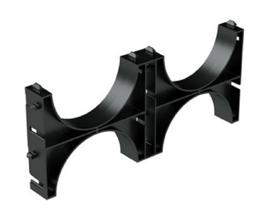 Двойной кластер-держатель расстояния для труб ПНД 110 мм ООО МеталлТоргСтрой Класт 110-2 