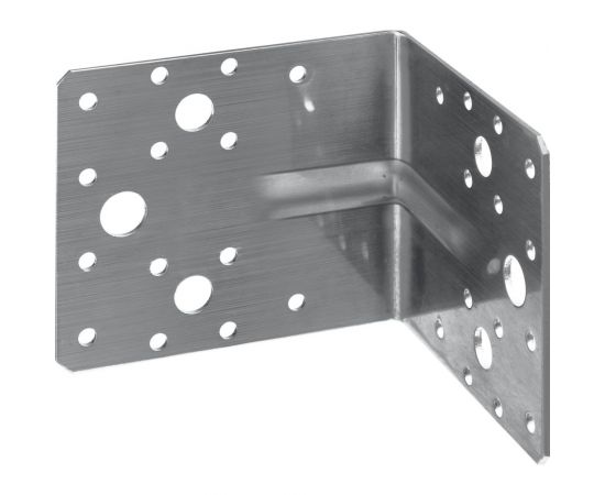 Усиленный нержавеющий крепежный уголок ЗУБР 90x100x100x2 мм унку-2.0 310516-90 