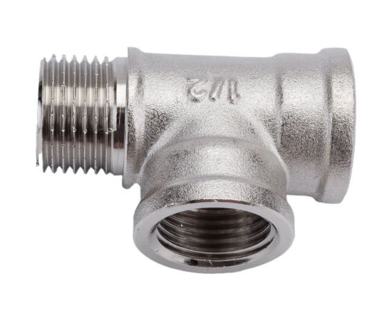 Тройник DOUBLE-LIN резьбовой латунный вр/вр/нр - 1/2" LL6121 (1/2") 