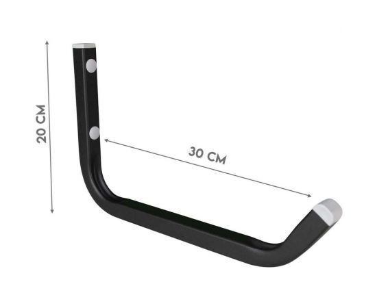 Настенный крюк Delta-Park HW-30, 2 штуки, черный 5006001HW_304 – изображение 2