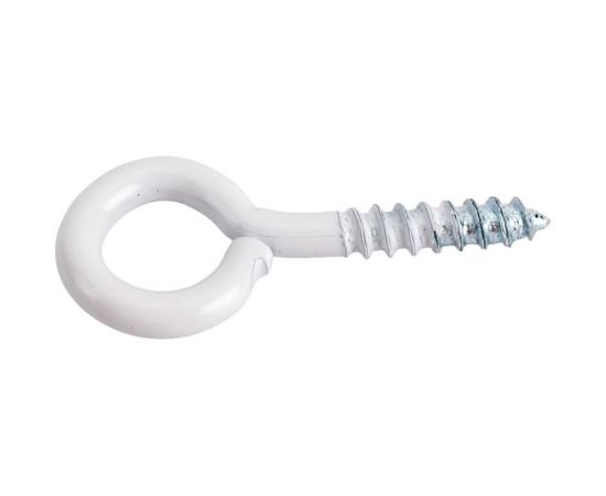 Петля-шуруп ЕВРОПАРТНЕР бел. L20 х d3,8 x O8 мм 3шт. 13 6299 1 – изображение 2