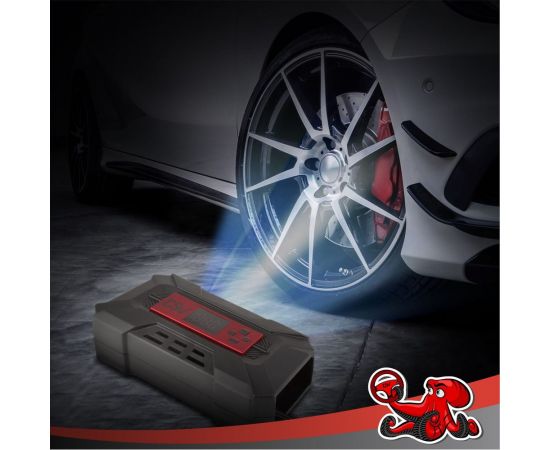 Компрессор DSV Smart, дисп. с софттач, пластик, LED фонарь 30 л/мин 12В цифр. маном., 218200 – изображение 2