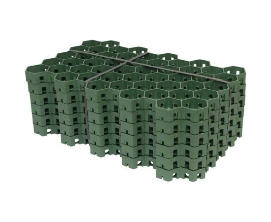 Газонная решетка ПРОТЭКТ 544х336х34 мм, зеленая ГР-1/6 – изображение 3