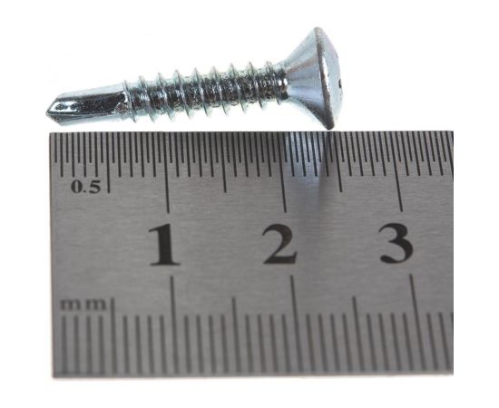 Саморез ЦКИ DIN7504-R 4.8х25 сверлоконечный Ц 1000 шт. 36638 – изображение 3