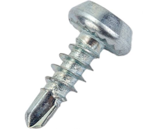 Саморез Качественный крепеж 3,8х11 полуцилиндр, оцинкованный сверло 750 шт 0300073 КЧ – изображение 3