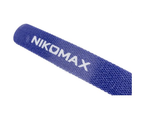 Стяжка-липучка NIKOMAX с мягкой пряжкой, 150x12 мм, синяя, 10 шт. NMC-CTV150-12-SB-BL-10 – изображение 3
