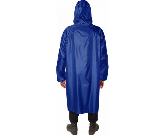 Многоразовый плащ-дождевик на молнии с ПВХ покрытием Грандмастер синий, р.52-54, рост 170-176 610866 – изображение 4