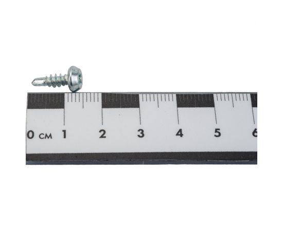 Саморез Качественный крепеж 3,8х11 полуцилиндр, оцинкованный сверло 750 шт 0300073 КЧ – изображение 4