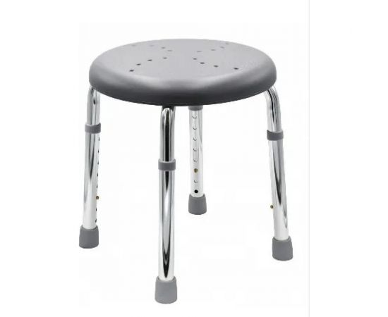 Табурет для ванной комнаты RIDDER Go с регулируемой высотой, серый А170117 