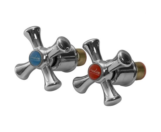 Кран-букса с маховиком mixline 1/2 керамическая 8х24, крест ML10, блистер, пара 526765 