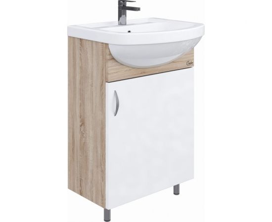 Комплект Onika ЭКО 52 дуб сонома (3в1: тумба+раковина+зеркало) 105204 