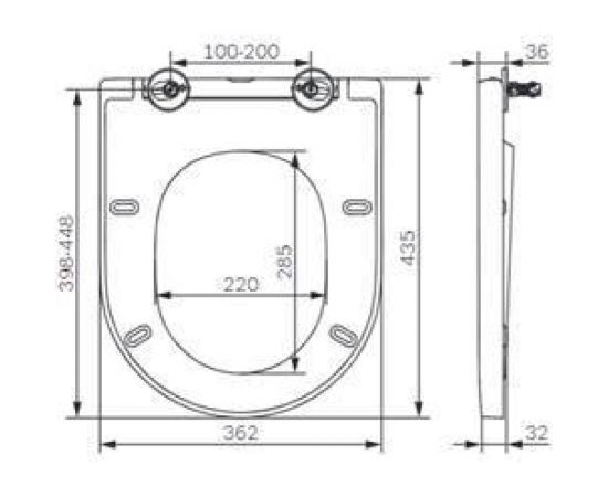 Подвесной унитаз AM.PM Sense FlashClean с сиденьем микролифт C741701SC – изображение 11