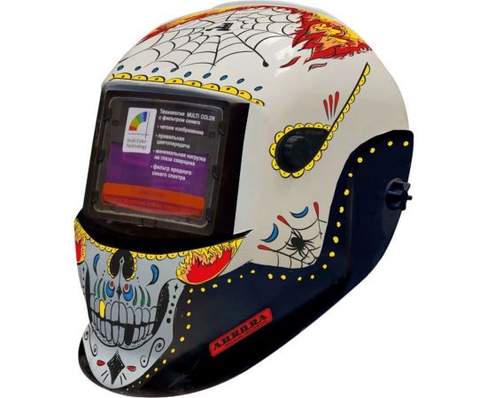 Маска сварщика Хамелеон SKELETON FIRE A777c 9-13 DIN Aurora 30690 – изображение 11