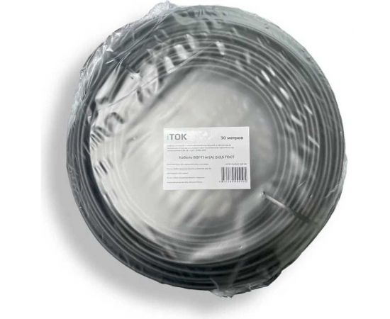 Кабель ВВГ-П нг(А) iTOK 2x2,5 ГОСТ (30 метров) i-KPP-VVGNG-225-30 – изображение 2
