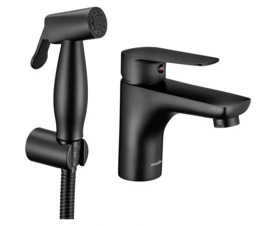 Смеситель для раковины Swedbe Mars однорычажный, с гигиеническим душем 1760B – изображение 2