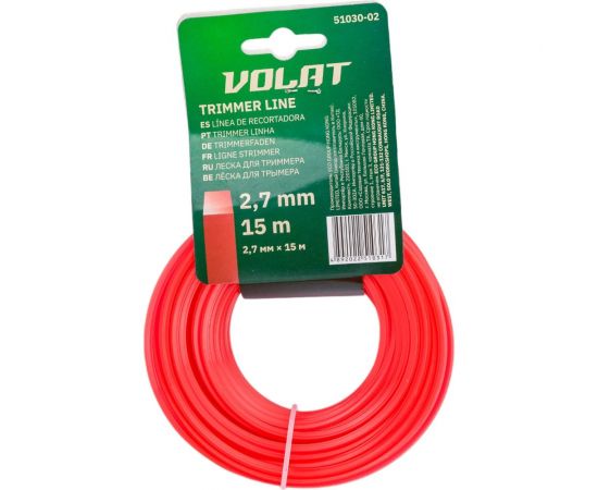 Леска 2.7 мм, 15 м, квадратное сечение ВОЛАТ 51030-02 – изображение 2