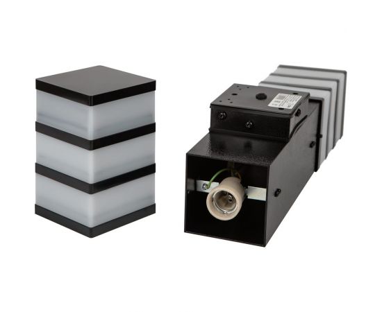 Садово-парковый светильник ЭРА ИНОКС-8431 настенный черный, Б0057532 – изображение 2