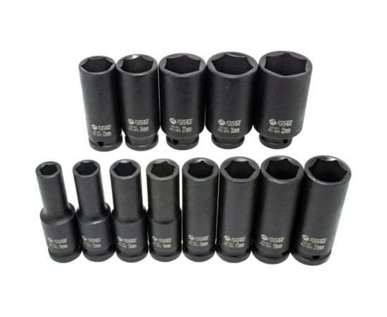 Набор головок ударных глубоких 13 предметов, 1/2""DR, в кейсе F-4131-5MPB Forsage 50991 – изображение 2