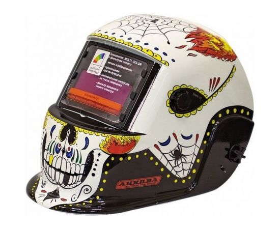 Маска сварщика Хамелеон SKELETON FIRE A777c 9-13 DIN Aurora 30690 – изображение 2