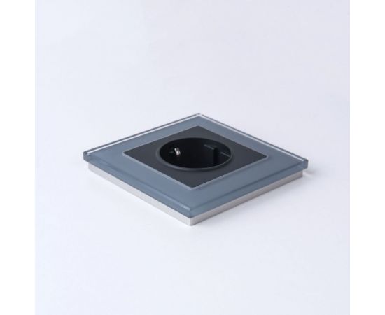 Рамка WERKEL, W0011115 на 1 пост Favorit серый, стекло a050965 – изображение 2