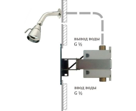 Автоматический душ Kopfgescheit без лейки KR1433DC – изображение 2