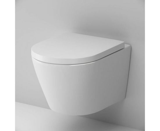 Подвесной унитаз AM.PM Sense FlashClean с сиденьем микролифт C741701SC – изображение 2