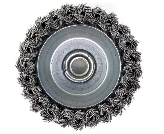 Щетка чашечная 9-102 100 мм, M14, ворс жгутовая сталь 0.50 мм для УШМ ОСБОРН FW-AST4 – изображение 2