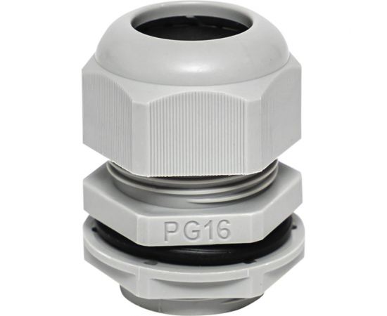 Сальник EKF PG16 IP54 (2 шт) d отверстия 21 мм / d проводника 10-14 мм plc-pg-16-2-r – изображение 3