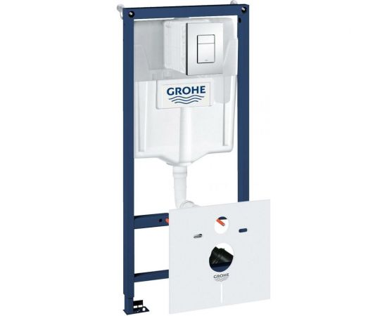 Инсталляция для подвесного унитаза GROHE Rapid SL в сборе, с накладной панелью Skate Cosmopolitan 38772001 – изображение 3