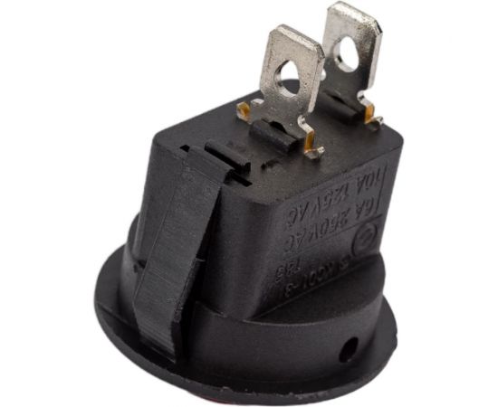 Круглая клавиша Nord-Yada 250V 6А красная (2контакта) ON-OFF (2шт в упаковке) 905483 – изображение 3