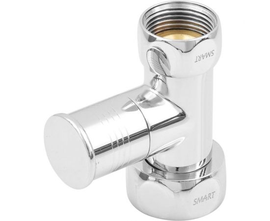 Прямой кран-вентиль SMT ручка колпачок, хром, 3/4х1 г/г, 2 шт 8830SCH0510/2C – изображение 4