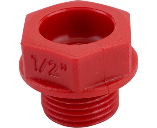 Пробка WAVIN EKOPLASTIK короткая с прокладкой 1/2 ZAGXXXXXXX – изображение 4