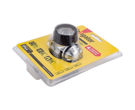 Налобный Фонарь Navigator NPT-H05-3AAA 4режима 19LED 94917 – изображение 4