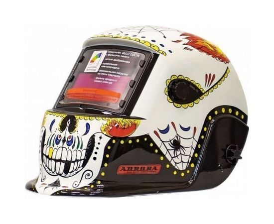 Маска сварщика Хамелеон SKELETON FIRE A777c 9-13 DIN Aurora 30690 – изображение 4